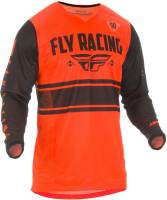 Fly Racing - Fly Racing Kinetic Mesh Era Jersey - 372-327S - Neon Orange/Black - Small - Image 1