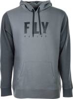 Fly Racing - Fly Racing Badge Pullover Hoodie - 354-0251S - Gray - Small - Image 1