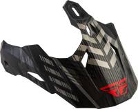 Fly Racing - Fly Racing Visor for Trekker Quantum Helmets - Matte Black/Gray/Red - 73-31301 - Image 2