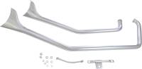 Paughco - Paughco 1 3/4in Up-Sweep Drag Pipes - Fishtail - Chrome - DS716B2F - Image 1