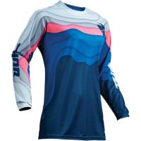Thor - Thor Pulse Depths Womens Jersey - 2911-0173 - Ocean/Pink - Small - Image 1