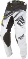 Fly Racing - Fly Racing Kinetic Mesh Rockstar Pants - 372-33428S - White/Black - 28 - Image 4