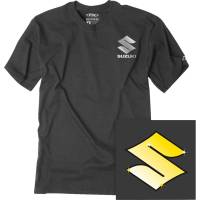Factory Effex - Factory Effex Suzuki Bling T-Shirt - 27-87414 - Heather Charcoal - Large - Image 1
