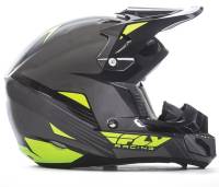Fly Racing - Fly Racing Kinetic Pro Graphics Cold Weather Helmet - 73-4937S - Hi-Vis/Black - Small - Image 1