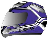 G-Max - G-Max GM44S Glacier Helmet - XF-3-72-6082XS - Blue/Silver/Black - X-Small - Image 1