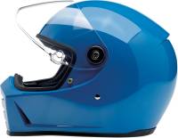 Biltwell Inc. - Biltwell Inc. Lane Splitter Solid Helmet - 1004-129-101 - Gloss Tahoe Blue - X-Small - Image 4