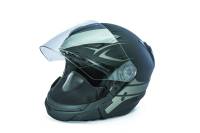 Fly Racing - Fly Racing Tourist Vista Helmet - F73-8107~3 - Vista Flat Black/Silver - Medium - Image 7