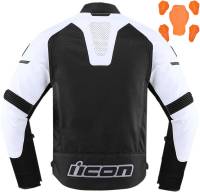 Icon - Icon Contra2 Leather Perforated Jacket - 2810-3666 - White - Small - Image 2