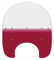 Memphis Shades - Memphis Shades OEM Replacement Windshield - 15in. - Gradient Ruby - MEP6122 - Image 1