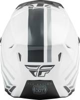Fly Racing - Fly Racing Kinetic Thrive Youth Helmet - 73-3502YL - White/Black/Gray - Large - Image 4