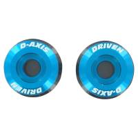 Driven Racing - Driven Racing 8mm Swingarm D Axis Spools - Black/Blue - DXS-8.1 BL - Image 1