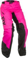 Fly Racing - Fly Racing Lite Over the Boot Womens Pants - 372-65805 - Neon Pink/Black - 3/4 - Image 1