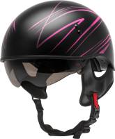 G-Max - G-Max HH-65 Naked Torque Helmet - H1651346 - Matte Black/Pink - Large - Image 1