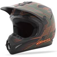 G-Max - G-Max GM46.2 Race Youth Helmet - G3466711 TC-TC-3F - Flat OD Green/Orange - Medium - Image 1