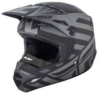 Fly Racing - Fly Racing Elite Cold Weather Interlace Helmet - 73-4940-6-M - Black/Gray - Medium - Image 1