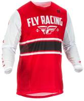 Fly Racing - Fly Racing Kinetic Mesh Era Jersey - 372-322L - Red/White/Black - Large - Image 1