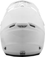 Fly Racing - Fly Racing F2 Carbon Solid Helmet - 73-4009XS - White - X-Small - Image 3
