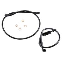 Magnum - Magnum Black Coated XR Stainless Front Brakeline Kit with Black Fittings - 31in. Total Length - SBB1325-31 - Image 1
