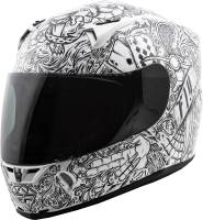Fly Racing - Fly Racing Revolt Ink N Needle Helmet - 73-8366X - White/Black - X-Large - Image 1