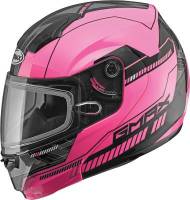 G-Max - G-Max MD04 Quadrant Snow Helmet - G2041404 TC-14 - Hi-Vis Pink/Black - Small - Image 1
