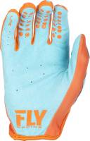 Fly Racing - Fly Racing Lite Youth Gloves - 371-01804 - Orange/Blue - Small - Image 2
