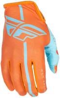 Fly Racing - Fly Racing Lite Youth Gloves - 371-01804 - Orange/Blue - Small - Image 1