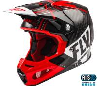 Fly Racing - Fly Racing Formula Vector Helmet - 73-44132X - Red/White/Black - 2XL - Image 1
