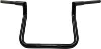 LA Choppers - LA Choppers 1-1/4in. Twin Peak Handlebar - 10in. - Black - LA-7368-10B - Image 1