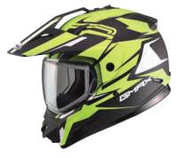 G-Max - G-Max GM11S Snow Sport Vertical Helmet - G2111683 TC-24 - Black/Hi-Viz Yellow - X-Small - Image 1