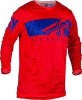 Fly Racing - Fly Racing Kinetic Mesh Shield Youth Jersey - 373-312YX - Red/Blue - X-Small - Image 1