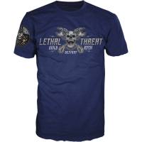 Lethal Threat - Lethal Threat Break Neck Speed T-Shirt - VV40162-4XL - Blue - 4XL - Image 1