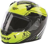 Fly Racing - Fly Racing Revolt Patriot FS Helmet - 73-8364XS - Hi-Vis/Black - X-Small - Image 1