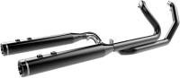 Khrome Werks - Khrome Werks 2-Into-2 Two-Step Crossover Header System - Black - 200830 - Image 2