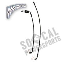 Magnum - Magnum Black Coated XR Stainless Lower Front Brakeline Kit with Black Fittings - 27in. Total Length - SBB1325-27 - Image 2