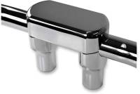 LA Choppers - LA Choppers Solid Handlebar Riser/Top Clamp Kits - 3in. Tall - Chrome - LA-7442-03 - Image 2