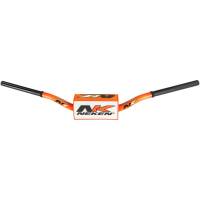 Neken - Neken Variable Diameter Handlebar with Conical Design - Quad - Fluo. Orange with Orange/White Pad - R00024C-ORW - Image 1