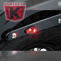 Kuryakyn - Kuryakyn Atto Rear Marker Light by Kellermann - Clear Lens/Red/Red LED/Satin Black Housing - 2575 - Image 2