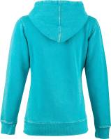 Fly Racing - Fly Racing Snow Wash Womens Hoodie - 358-0117S - Aqua - Small - Image 2