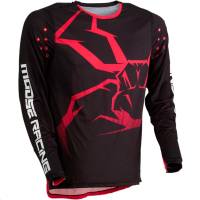 Moose Racing - Moose Racing Agroid Jersey - 2910-5836 - Black/Red - Small - Image 1