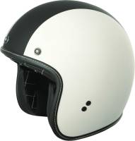 Fly Racing - Fly Racing .38 Racer Helmet - 73-8233L - Matte White with Stripe - Large - Image 1