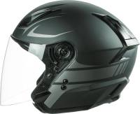 Fly Racing - Fly Racing Tourist Vista Helmet - F73-8107~5 - Vista Flat Black/Silver - X-Large - Image 3