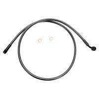 Magnum - Magnum Black Pearl Designer Series ABS Front Upper Brake Line - 10mm., 35deg. Banjo - 42in. - AS47142 - Image 1