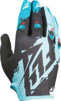 Fly Racing - Fly Racing Kinetic Gloves (2017) - 370-41008 - Black/Dark Teal - 8 - Image 1