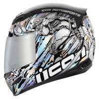 Icon - Icon Airmada Mechanica Helmet - 842.0101-10745 - Silver - 2XL - Image 1