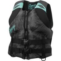 Slippery - Slippery Electra Womens Neo Vest - 3241-0118 - Black/Mint - Large - Image 1