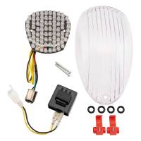 BikeMaster - BikeMaster Integrated Taillight - Clear Lens - 261734 - Image 1