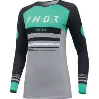 Thor - Thor Prime Blaze Womens Jersey - 2911-0280 - Black/Mint - Medium - Image 1