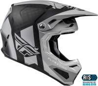 Fly Racing - Fly Racing Formula Origin Helmet - 73-4405-5 - Black/Silver - Small - Image 4