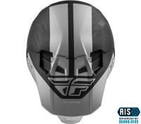Fly Racing - Fly Racing Formula Origin Helmet - 73-4405-5 - Black/Silver - Small - Image 3