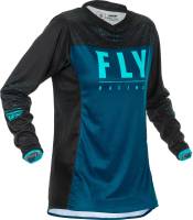 Fly Racing - Fly Racing Lite Girls Youth Jersey - 373-625YM - Navy/Blue/Black - Medium - Image 1